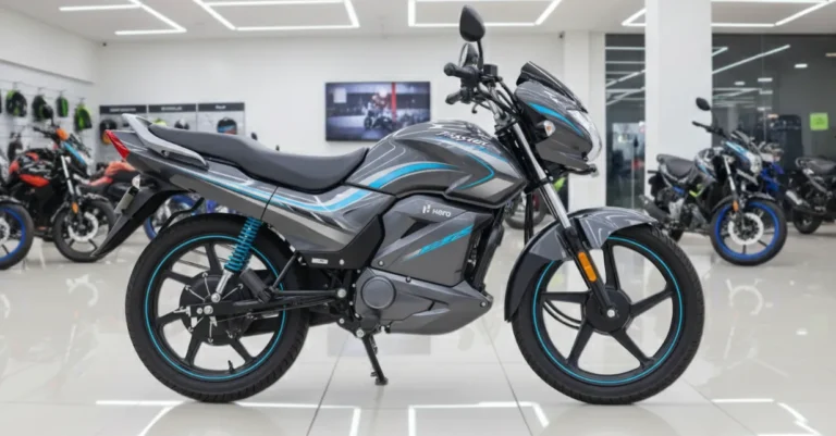 Ultra realistic Hero Passion Pro Electric concept bike